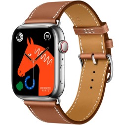Apple Watch Series 8, 45 мм Hermès Gold Single Tour (Silver Stainless)