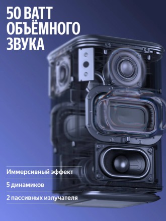 Умная колонка Яндекс Станция 3 (черный)