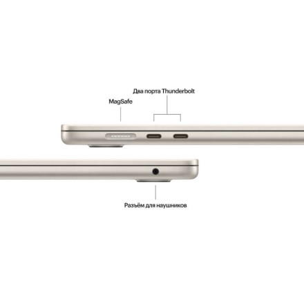 Ноутбук Apple MacBook Air 13" M3 8c CPU, 10c GPU 16/512GB Starlight (2024)