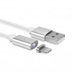Кабель magnetic charging Apple Lightning - USB (белый)