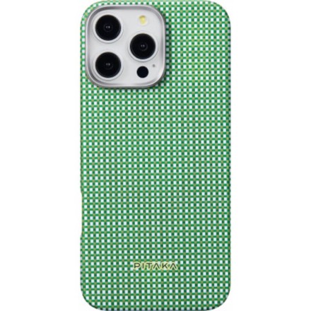 Чехол для iPhone 16 Pro Max Pitaka Ultra-Slim Case (Forest Green)